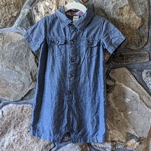 Carter's one Piece Chambray Jumper